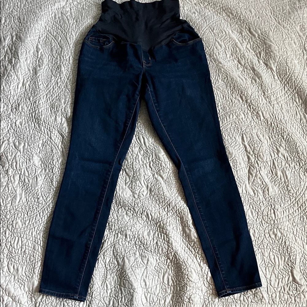 Old Navy Women's Maternity Dark Blue Jeans